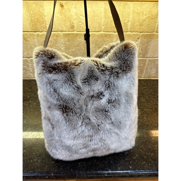 Maison Evelyne Prélonge Faux Fur Bag Monaco NEW - Picture 4 of 11